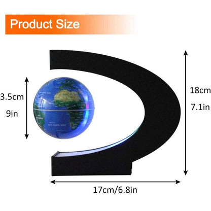 Globo terráqueo magnético 18 cm de alto