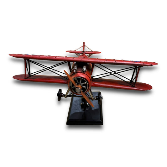 Avión en hojalata decorativo