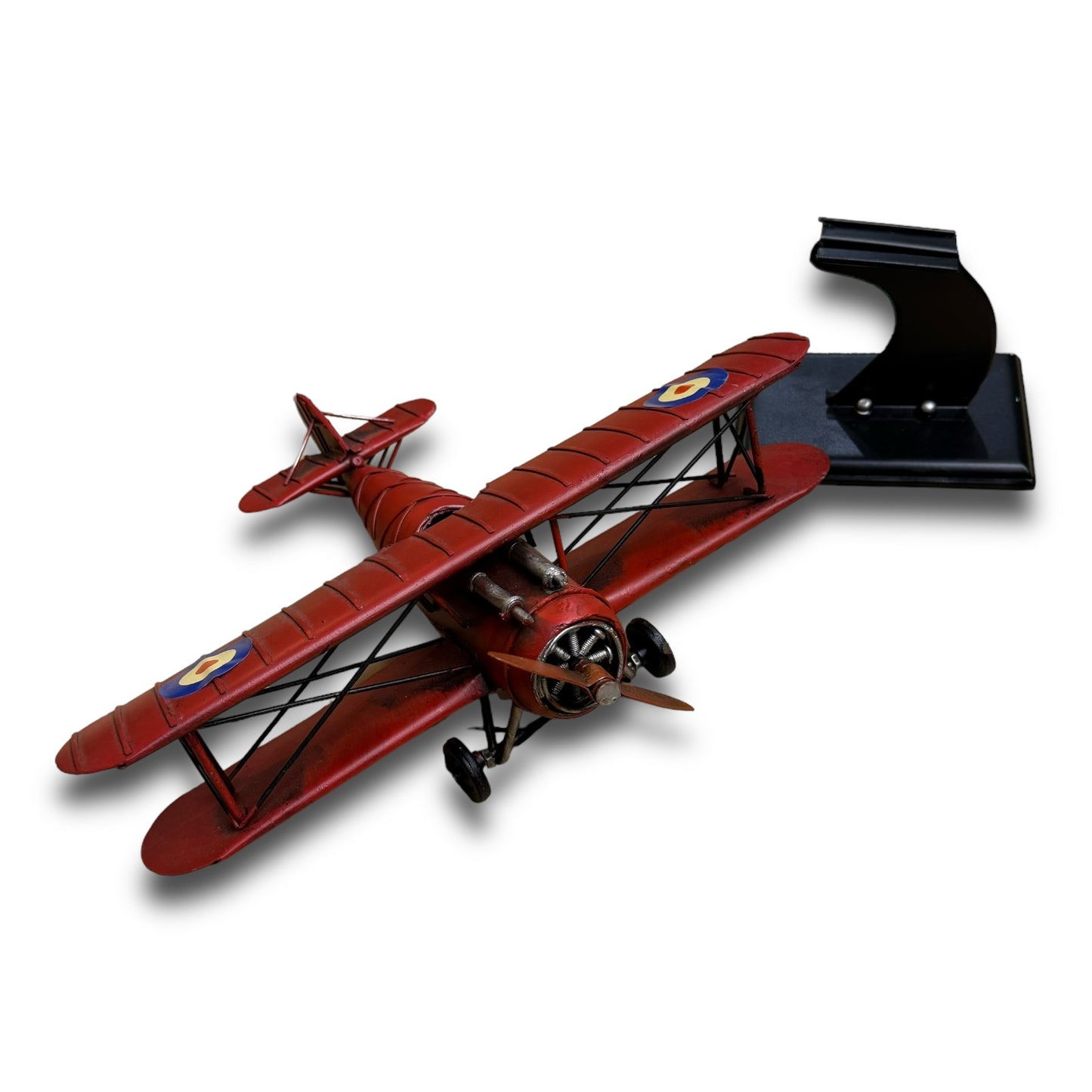 Avión en hojalata decorativo