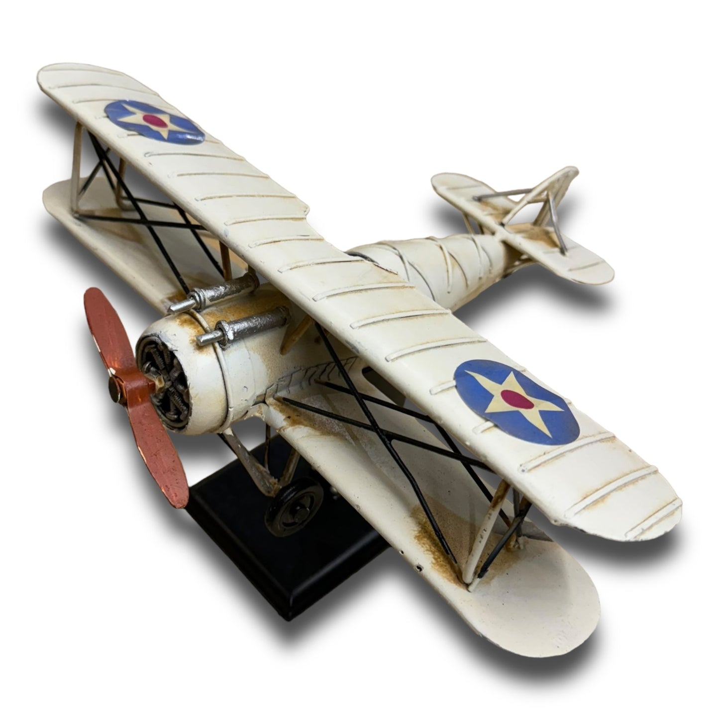 Avión en hojalata decorativo