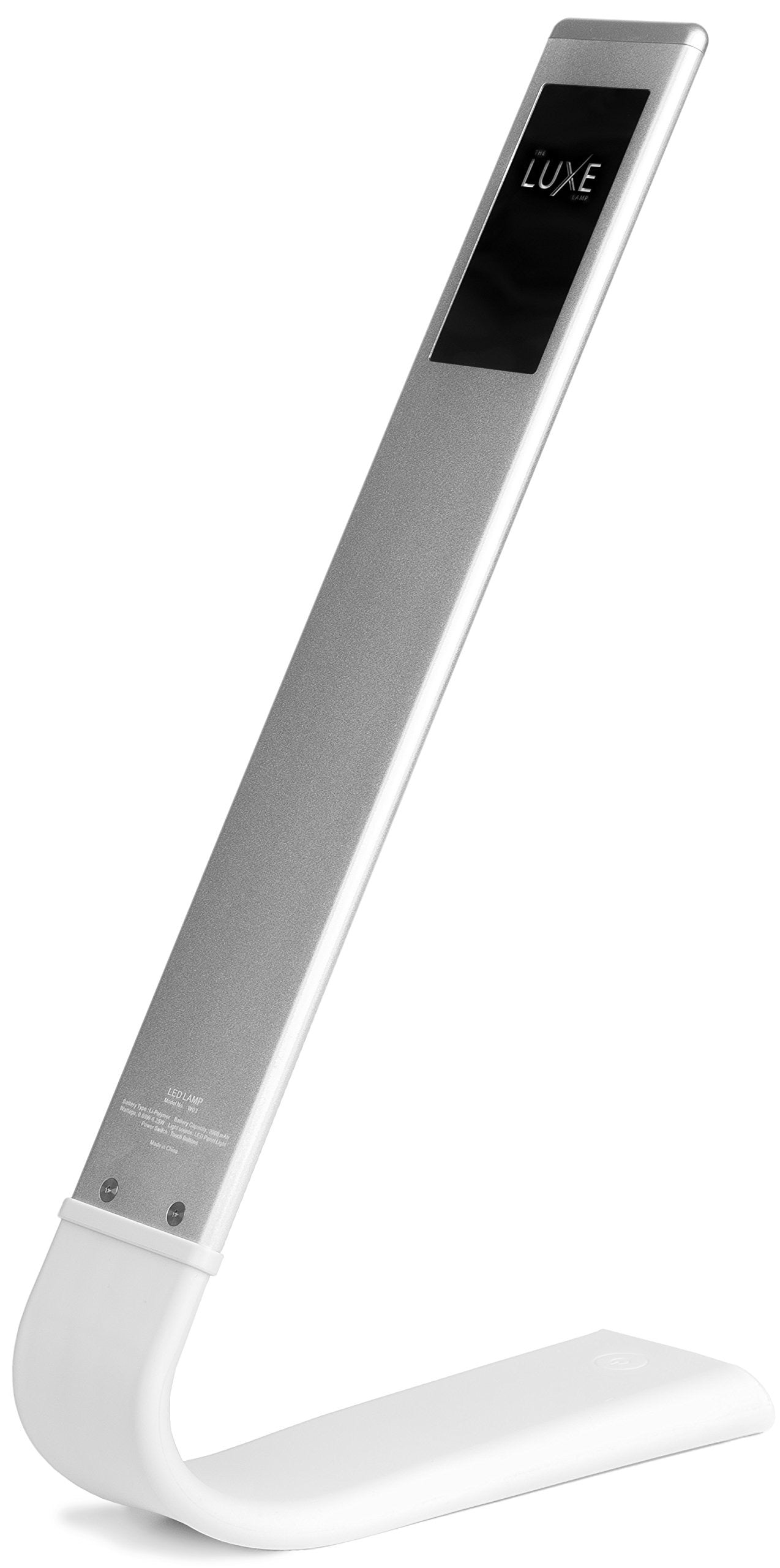 Lámpara recargable en metal