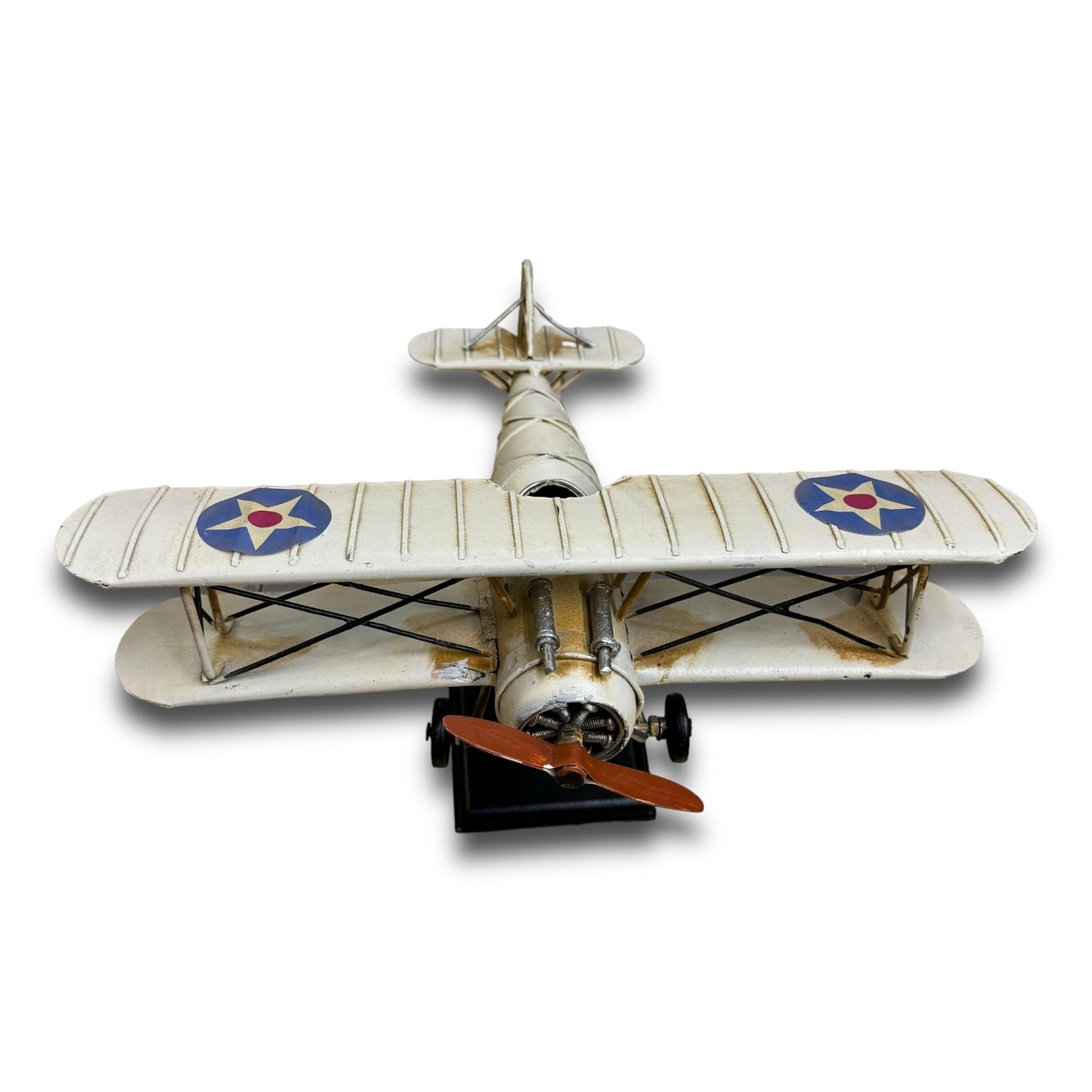 Avión en hojalata decorativo