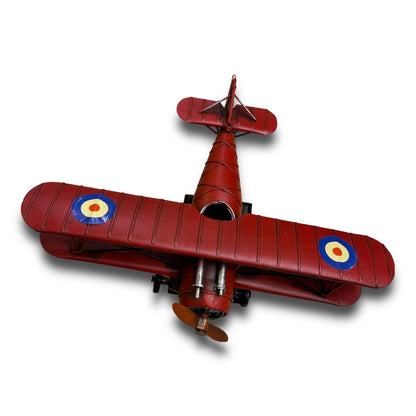 Avión en hojalata decorativo