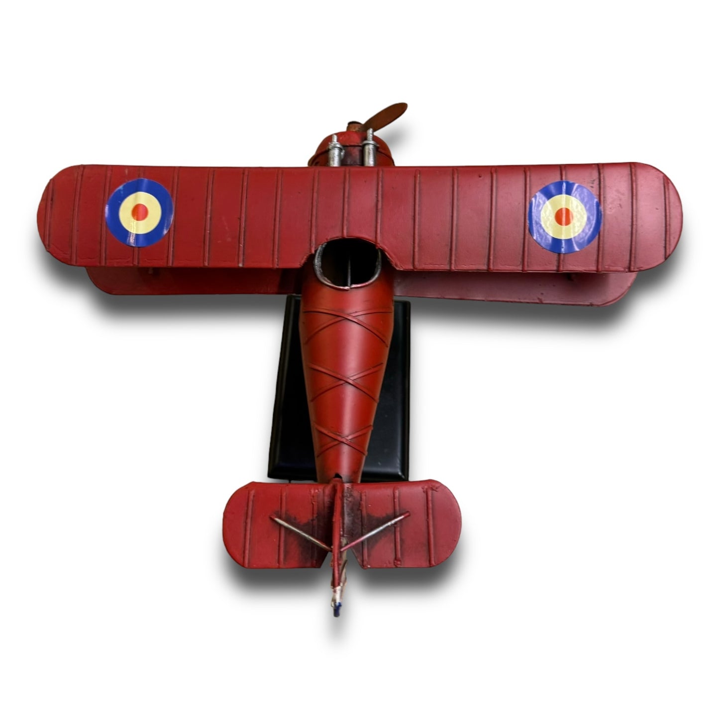 Avión en hojalata decorativo