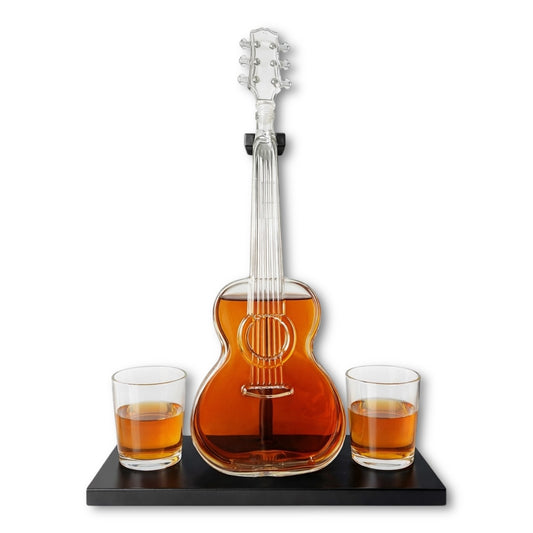 Licorera Guitarra cristal x2