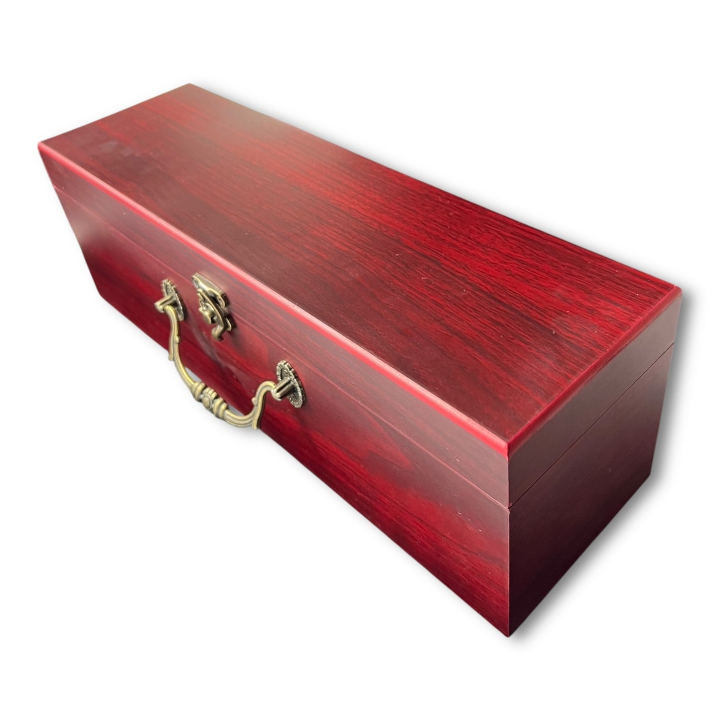Caja de madera para vino x 4