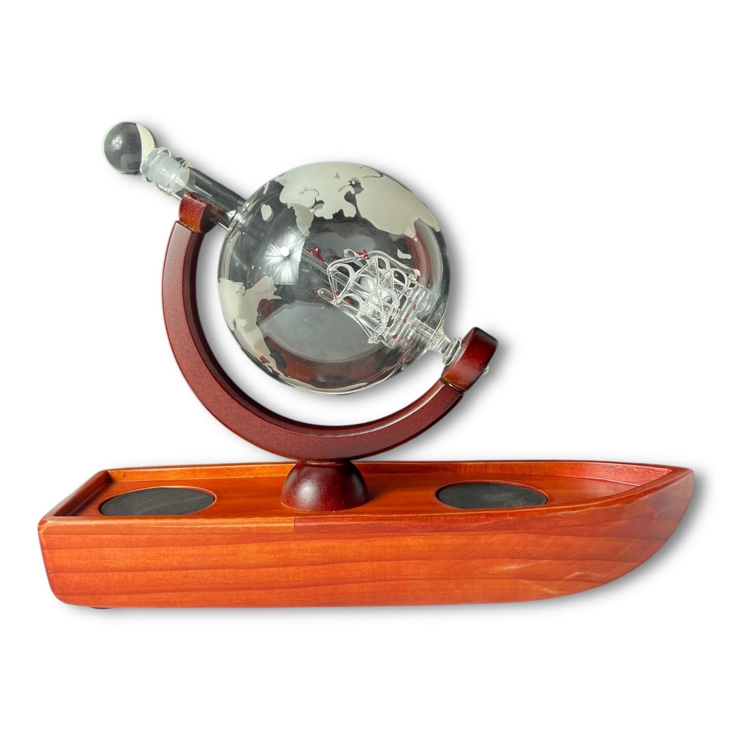 Licorera globo terráqueo x 2