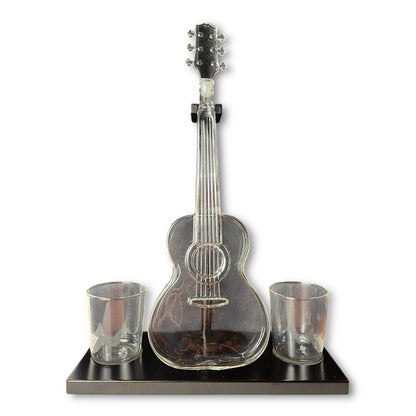 Licorera Guitarra cristal x2